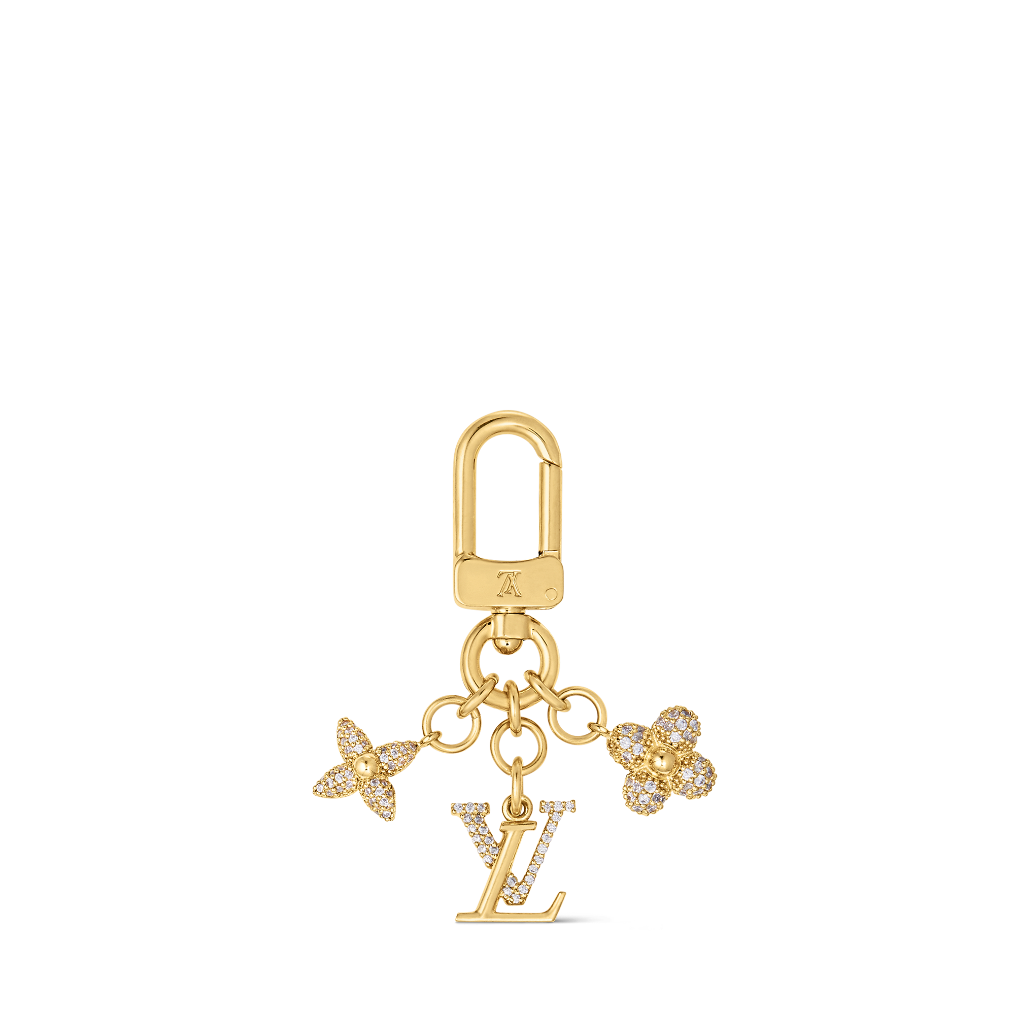 Shop LOUIS VUITTON Micro Charms LV Iconic Key Holder at Beverly